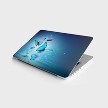 TeknoKapsül Laptop Bilgisayar Notebook Pc Kaplama Etiketi Kelebekler
