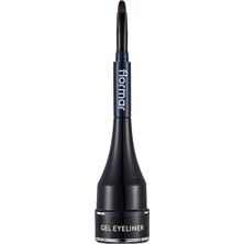 TeknoKapsül Akma-Bulaşma Yapmayan Yüksek Pigmentli & Mat Bitişli Kremsi Jel Eyeliner