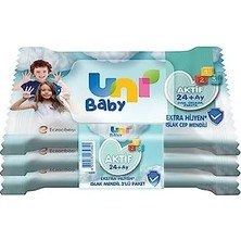 TeknoKapsül Uni Baby Aktif Ekstra Hijyen Cep Mendil 3*15 Yaprak