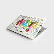 TeknoKapsül Laptop Bilgisayar Notebook Pc Kaplama Etiketi Music