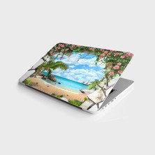 TeknoKapsül Laptop Bilgisayar Notebook Pc Kaplama Etiketi Taş Desen Gemi Deniz
