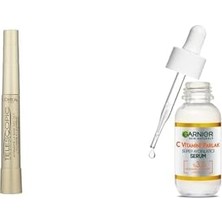 TeknoKapsül Telescopic Maskara - Siyah + C Vitamini Parlak Süper Aydınlatıcı (30 Ml)