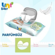 TeknoKapsül Uni Baby Hassas Dokunuş Islak Mendil 52 Yaprak