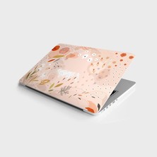 TeknoKapsül Laptop Bilgisayar Notebook Pc Kaplama Etiketi Soyut Çiçek