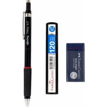 Rotring Tikky 0.7 Versatil Kalem Seti – Faber-Castell 0.7 2b Uç ve Sınav Silgisi Dahil 3’lü Set