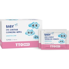 TeknoKapsül Tto Baby Göz Çevresi Temizleme Mendili 12'li