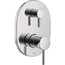 TeknoKapsül UT3290 Align M-Core 3 Serisi 2 Kollu Duş Kabı, Entegre Transferli, Valf Gerekli, Krom