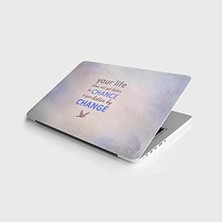 TeknoKapsül Laptop Notebook Pc Kaplama Etiketi Hayat Değişim
