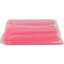 TeknoKapsül Körüksüz Pipet Ayran Kola Meşrubat Pipeti 19 cm Kırmızı 150 Adet Paket