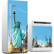 TeknoKapsül Buzdolabı Bulaşık Makinası Beyaz Eşya Kaplama Newyork