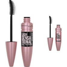 TeknoKapsül New York Lash Sensational Yelpaze Etkili Intense Maskara - Ekstra Siyah 1 Paket (1 x 9.5 Ml) + New