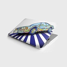 TeknoKapsül Laptop Notebook Pc Kaplama Etiketi Graffiti Araba