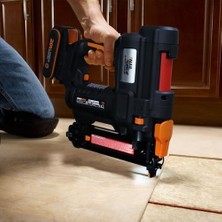 TeknoKapsül Worx WX844 20VOLT/2.0AH Li-Ion 16-40MM Profesyonel Şarjlı Zımba Makinesi + 2700 Adet Yedek Zımba