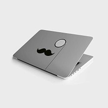 TeknoKapsül Laptop Bilgisayar Notebook Pc Kaplama Etiketi Bıyık
