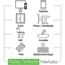 TeknoKapsül Yüzey Temizlik Havlusu Mendili Çam Ferahlığı 100 Yaprak