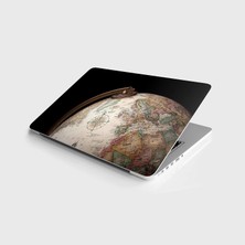 TeknoKapsül Laptop Notebook Pc Kaplama Etiketi Küre Harita