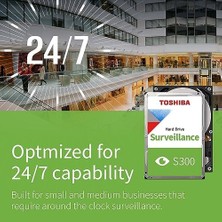 TeknoKapsül S300 6tb Video Surveillance HDD – 3.5”, 256MB Cache, HDWT860UZSVA