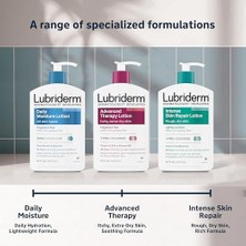 TeknoKapsül Lubriderm Günlük Nem Nemlendirici Kokusuz Vücut Losyonu Pro-Vitamin B5 ile Görünümlü Ciltl
