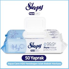 TeknoKapsül Aquacare H2O Yenidoğan Islak Bebek Havlusu 50