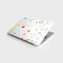 TeknoKapsül Laptop Bilgisayar Notebook Pc Kaplama Etiketi Geometrik Çizim