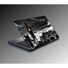 TeknoKapsül Laptop Notebook Pc Kaplama Etiketi Ingiltere Saat Kulesi
