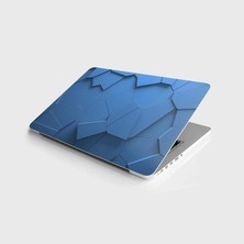TeknoKapsül Laptop Notebook Pc Kaplama Etiketi 3D Polygonal