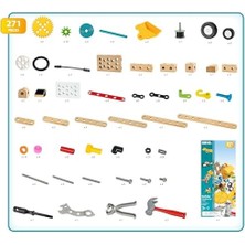 TeknoKapsül Builder - 34606 Builder Anaokulu Seti, 271 Parça | 3 Yaşından Büyük Çocuklar Için 271 Parçalı Öğren