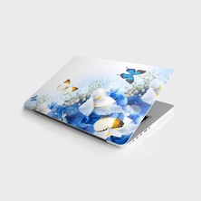 TeknoKapsül Laptop Bilgisayar Notebook Pc Kaplama Etiketi Çiçek