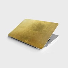 TeknoKapsül Laptop Notebook Pc Kaplama Etiketi Altın Doku