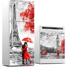 TeknoKapsül Buzdolabı Bulaşık Makinası Beyaz Eşya Kaplama Paris Yağlıboya