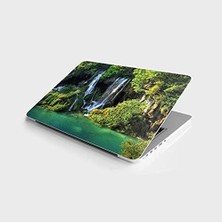TeknoKapsül Laptop Bilgisayar Notebook Pc Kaplama Etiketi Şelale Ağaç