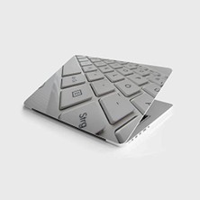 TeknoKapsül Laptop Bilgisayar Notebook Pc Kaplama Etiketi Klavye