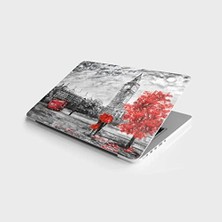 TeknoKapsül Laptop Bilgisayar Notebook Pc Kaplama Etiketi Saat Kulesi Yağlıboya