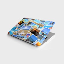TeknoKapsül Laptop Bilgisayar Notebook Pc Kaplama Etiketi Tatil Collage
