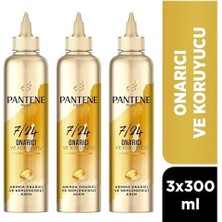 TeknoKapsül Pantene 7/24 Saç Bakım Kremi Anında Onarıcı Nemlendirici 300 ml 3lü Paket