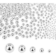 TeknoKapsül 3 mm Gümüş Kaplama Desensiz Yuvarlak Metal (5 Gram)