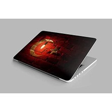 TeknoKapsül Laptop Notebook Pc Kaplama Etiketi Türk Bayrağı