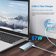 TeknoKapsül USB C Hub, Yerleştirme Istasyonu, 11'ı 1 Arada USB C Adaptörü, 4K Hdmi, Vga, USB 3.0 Bağlantı Nokta