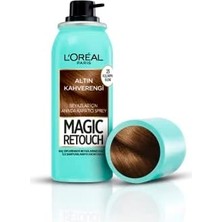 TeknoKapsül Retouch Beyaz Dipleri Kapatıcı Sprey 75 ml - Altın Kahverengi