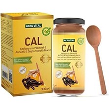 TeknoKapsül Aksu Vi̇tal Aksuvital Cal Keçiboynuzu Pekmezli Arı Sütlü Zeytin Yapraklı Macun 300 gr 1 Paket (1 x 1