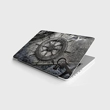 TeknoKapsül Laptop Notebook Pc Kaplama Etiketi Siyah Denizci