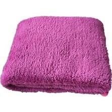 TeknoKapsül Battaniyesi Yumuşak Peluş Yıkanabilir Mor 1 Adet Küçük Boy 80X60