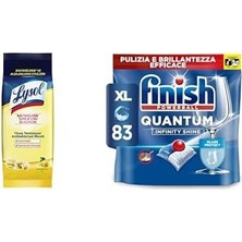 TeknoKapsül Pratik Yüzey Temizleyici Antibakteriyel Islak Mendil Turunç Bahçesi (1 x 72 Adet) Quantum