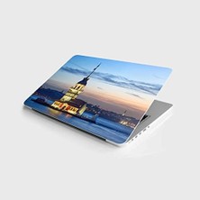 TeknoKapsül Laptop Bilgisayar Notebook Pc Kaplama Etiketi Kız Kulesi Gece