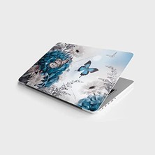TeknoKapsül Laptop Bilgisayar Notebook Pc Kaplama Etiketi Çiçek
