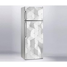 TeknoKapsül Buzdolabı Kaplama Dolap Kaplama Etiketi 3 Boyutlu Geometrik