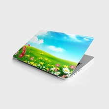 TeknoKapsül Laptop Bilgisayar Notebook Pc Kaplama Etiketi Doğa Çiçekler