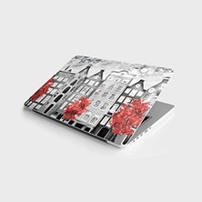 TeknoKapsül Laptop Bilgisayar Notebook Pc Kaplama Etiketi Amsterdam Yağlıboya
