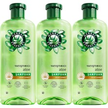 TeknoKapsül Herbal Essences Yatıştırıcı Aloe Içeren Sülfatsız Şampuan 350 ml 3lü Paket