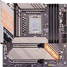 TeknoKapsül Dragos Dragmode B760M D4PRO Sata,m2 Ddr4 4000MHZ Usb3.2 Type C Dp HDMI Ses 2.5gbe Lan 1700P Atx Ana